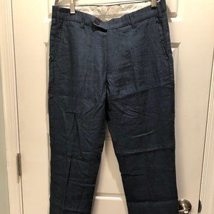 Spier & Mackay Blue Linen Trousers